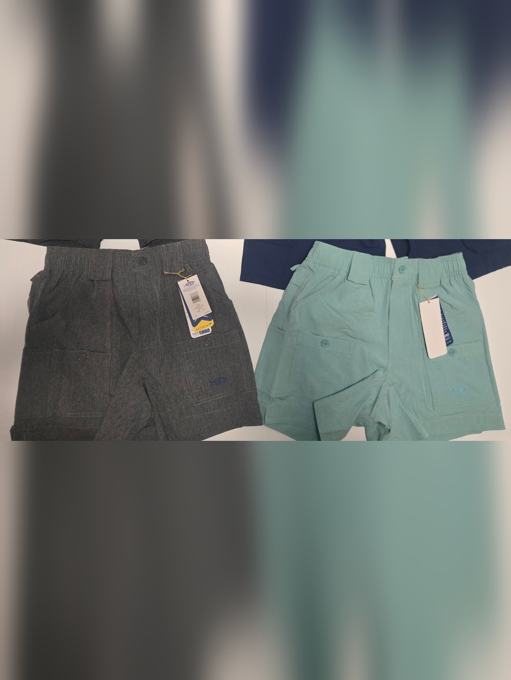 AFTECH M100 M01 Fishing Shorts Teal / Charcoal / Navy